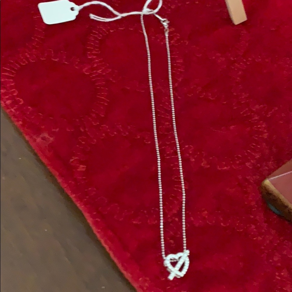 Heart necklace on 16 inch chain